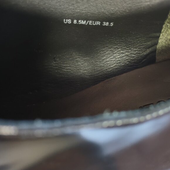 Vince Black Platform Loafers- women’s 8 1/2- fit like 9 - 9 1/2 - Picture 11 of 11